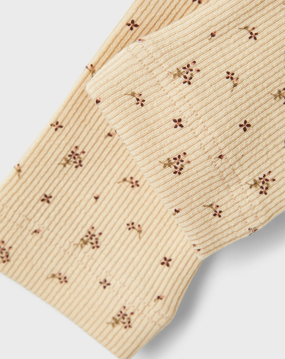 Baby-Leggings NBFGAGO in wood ash