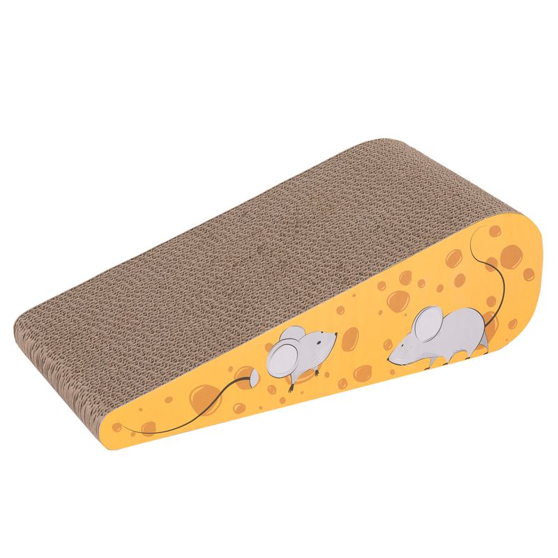Griffoir chenille en carton ondulé