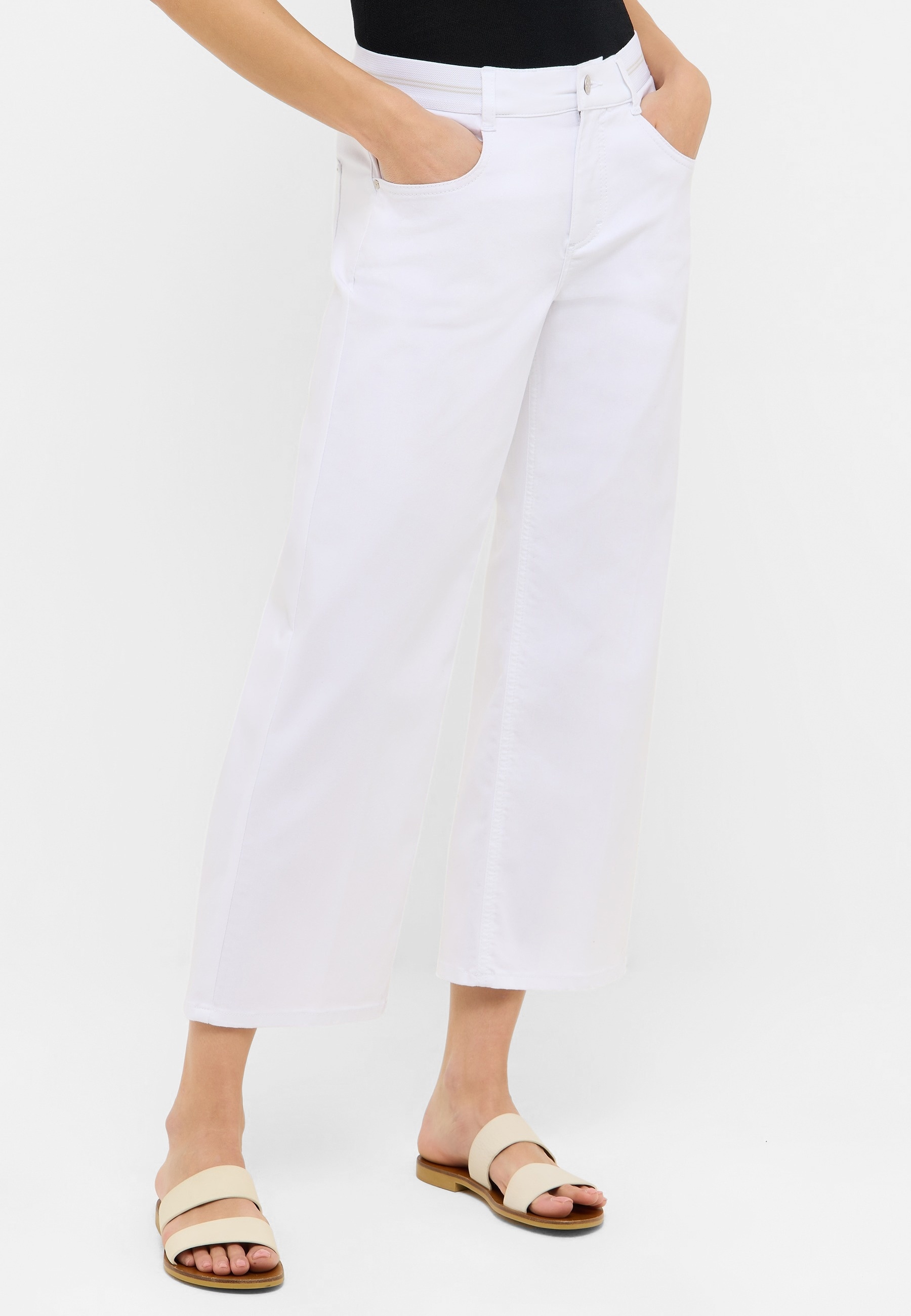 ANGELS 5-Pocket-Jeans »LINN SPORTY«, mit Bügelfalte