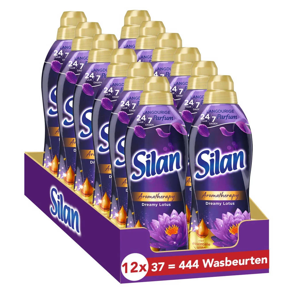 wasverzachter Dreamy Lotus - voordeelverpakking - 12 x 37 wasbeurten - 444 wasbeurten