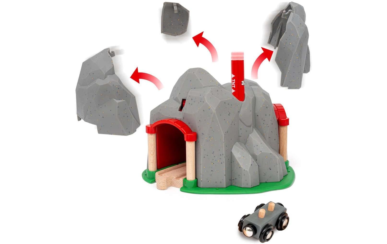 BRIO World Exploding TunnelSprengtunnel mit Waggon