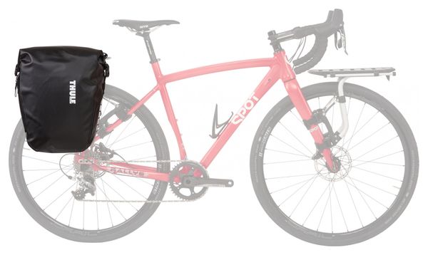 Sacoche de Porte-Bagages Thule Shield Pannier 17L Noir