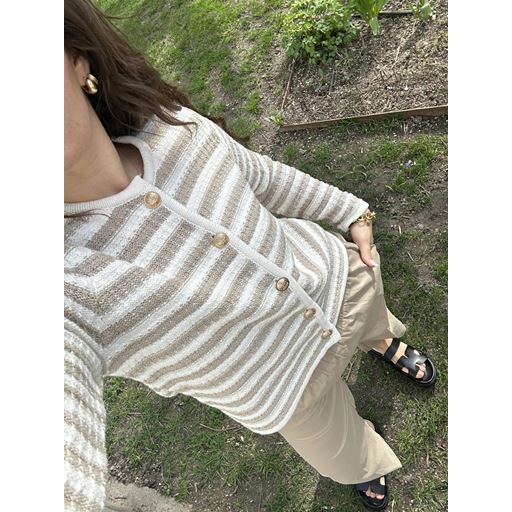 Neo Noir Limone Cardigan, Sand, 36