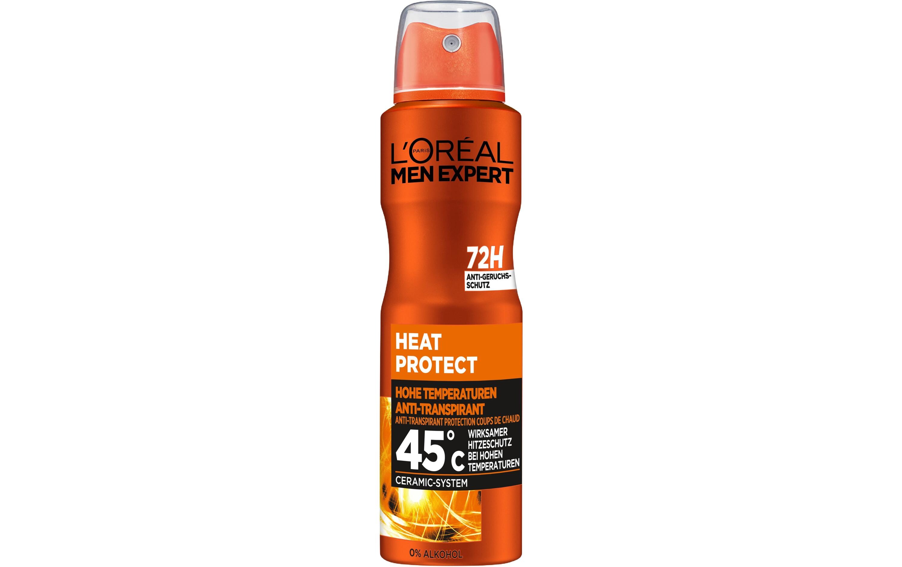 Deo Spray Heat Protect 45 °C 150 mlEffektives Deo, schützt vor Schweiss auch bei extremen Temperaturen