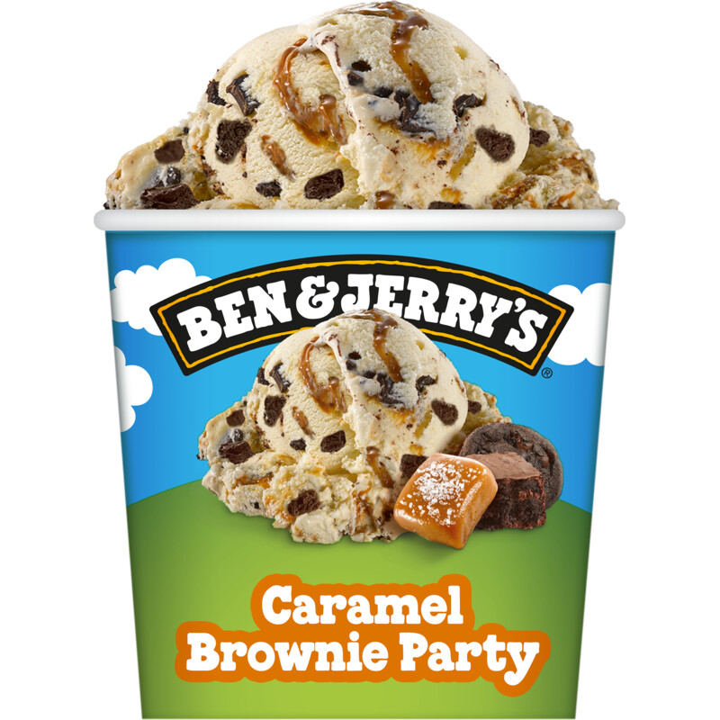 Ben & Jerry's Caramel brownie party