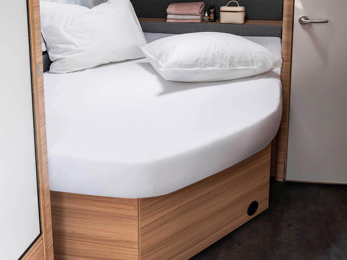 Walra Multifit Frans bed rechts hoeslaken - White