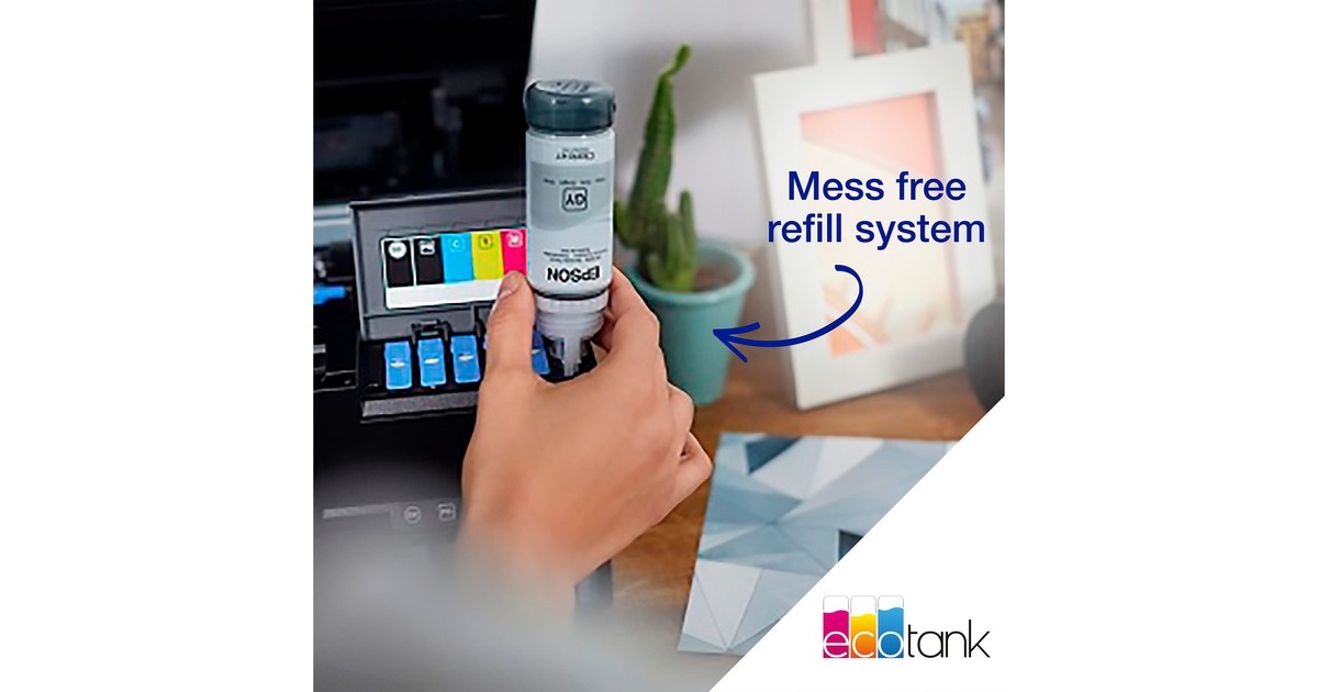EpsonEcoTank ET-8550 all-in-one inkjetprinter  (Zwart, USB, WLAN, Scannen, Kopiëren)