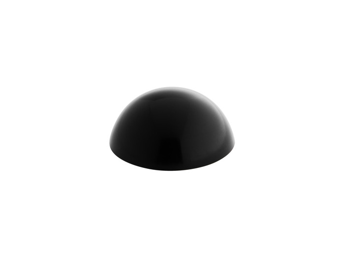 Habo dørstopper sort plast 25 x Ø55 mm