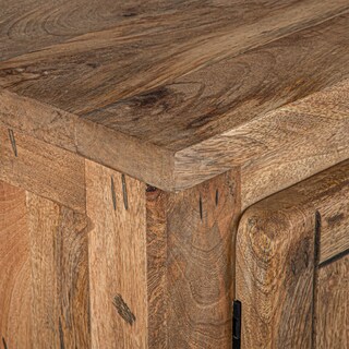 Hochschrank DICKENSON 45 x 185 cm Mango massiv