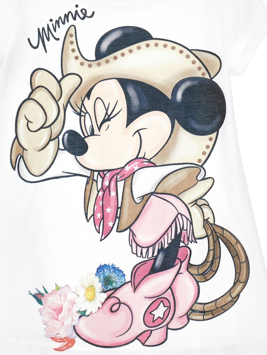 Monnalisa Minnie Maxi Tee Cowgirl
