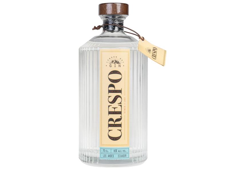 Crespo Crespo London Dry Gin 0.7 l Fruchtige Wacholder-Spirituose auf Basis von Zuckerrohr