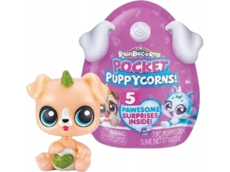 Figurka RAINBOCORNS RAINBOCORNS figure with accessorie Pocket Puppycorn, 1 series, 5 accessories, 9285