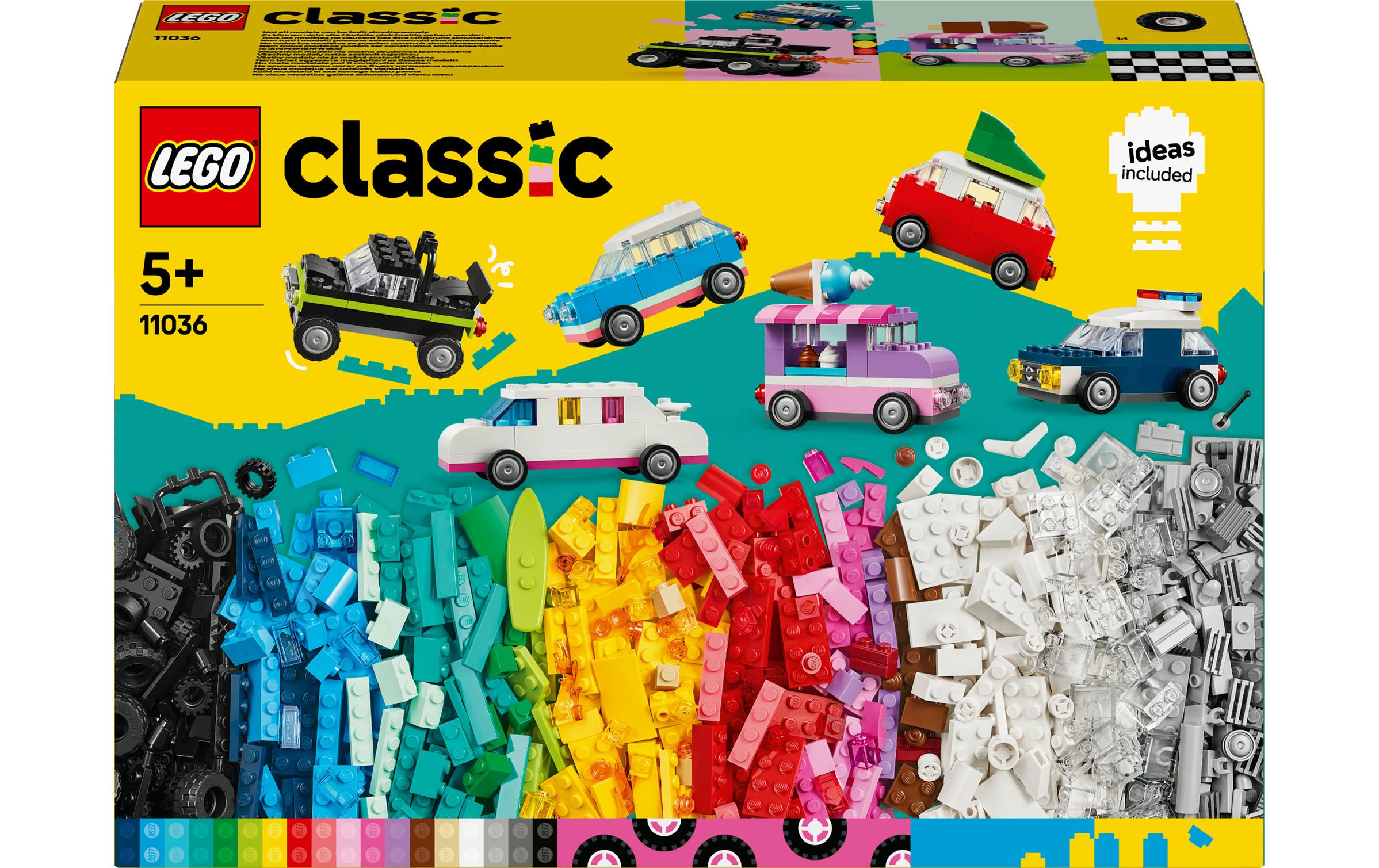 Classic Kreative Fahrzeuge 11036Für fahrzeugbegeisterte Kinder mit buntem, kreativem Bau- und Spielspass auf Rädern