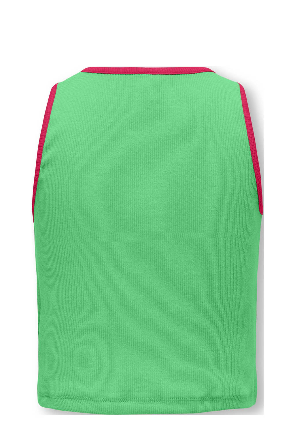 ONLY top KOGGRY fuchsia/groen/wit