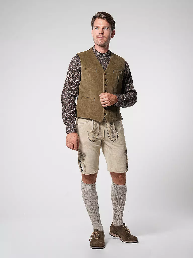 GOTTSEIDANK Trachtengilet ELIAS  olive