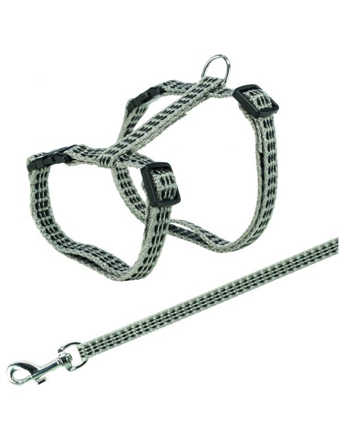 Trixie Kattentuig Met Riem Reflecterend - Kattenharnas - 22-42 cm
