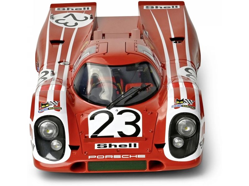IXO Models Premium Kit Porsche 917KH #23 Salzburg 1:8 Hochdetaillierter Standmodellbausatz im Massstab 1:8
