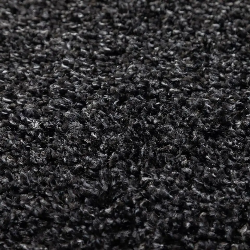Basic Shaggy vloerkleed Antraciet Hoogpolig - 200x290 CM