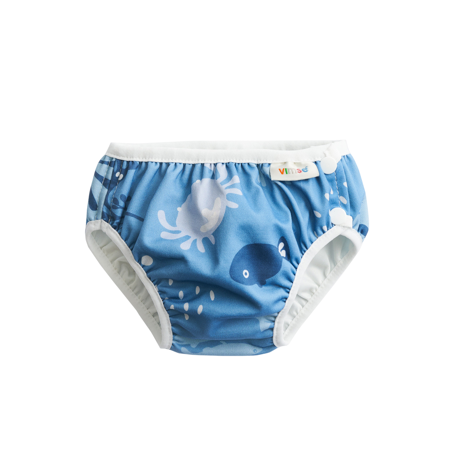 Badewindel 2er Set Blauer Wal