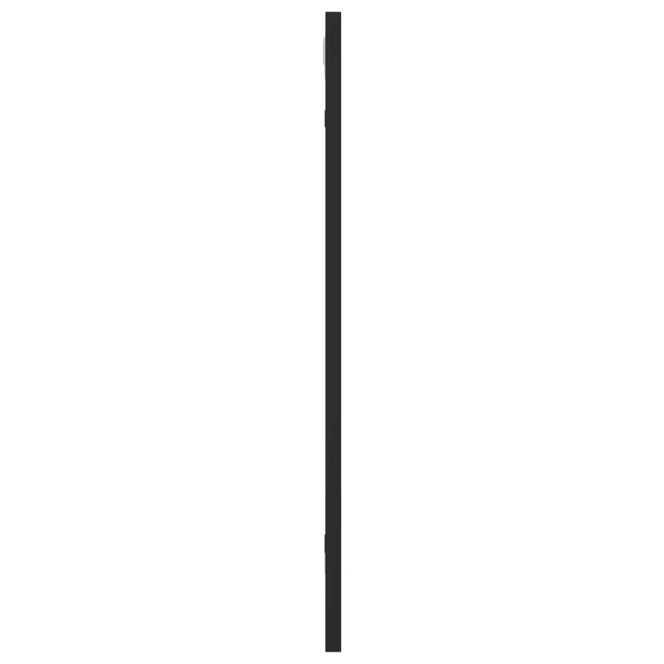 vidaXL - Wandspiegel - Zwart - IJzer - 30 x 60 cm