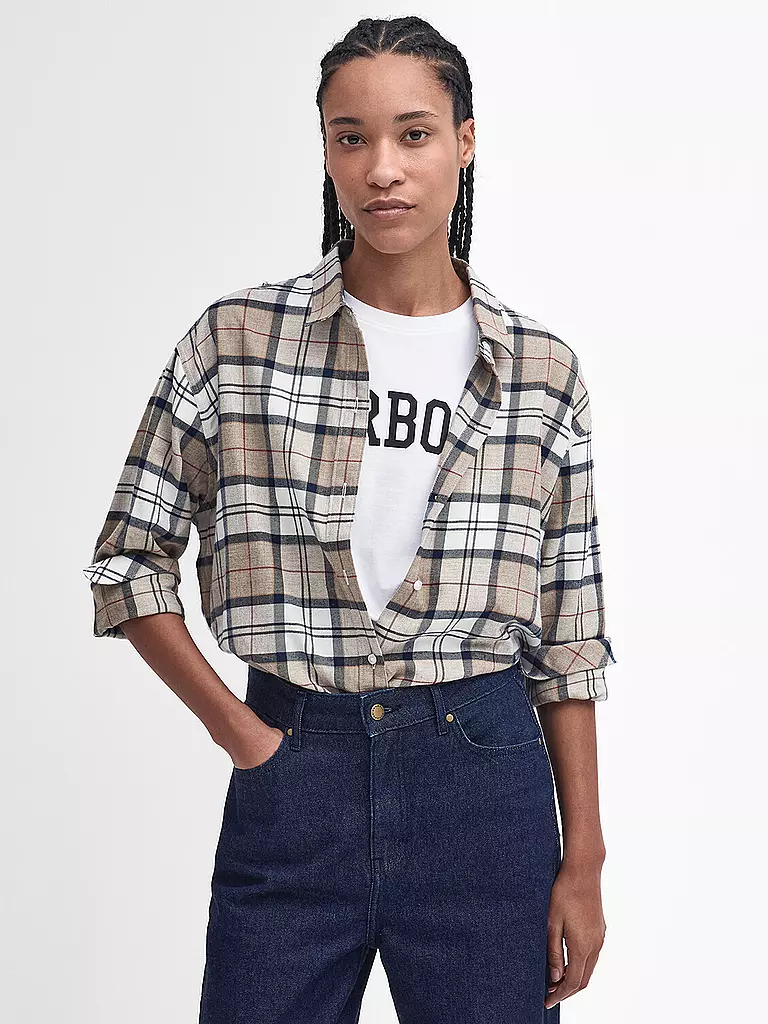 BARBOUR Bluse ELISHAW beige