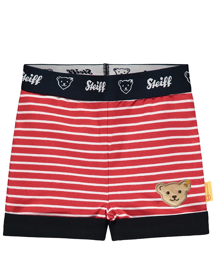 Jersey-Shorts SEELUFT BABY gestreift in rot