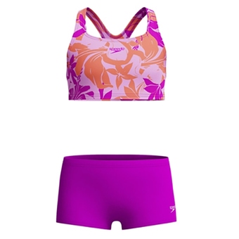 Speedo Girls Allover 2PC Bikini Diva Kinder