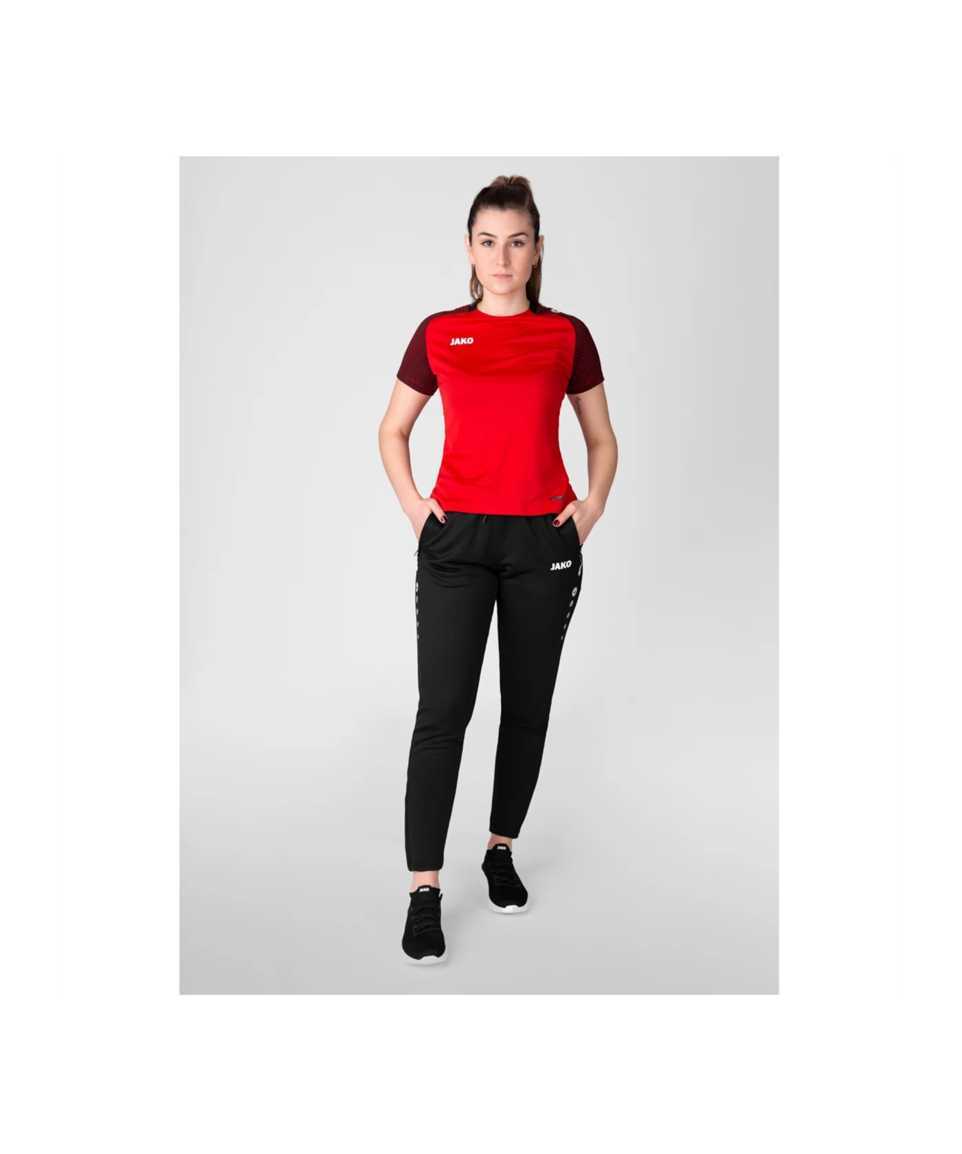 JAKO Allround Trainingshose Damen Schwarz F800