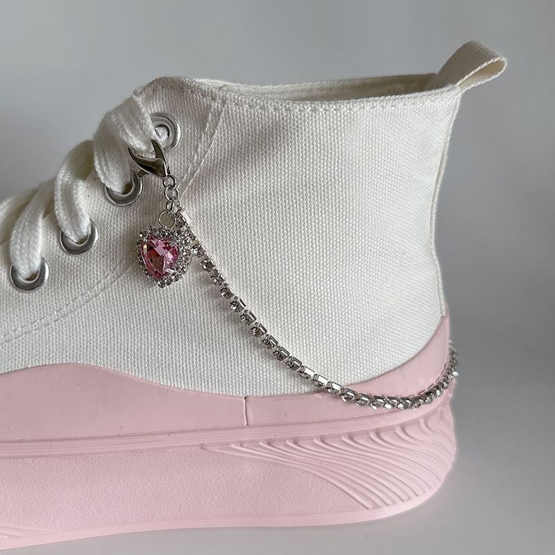 Coolkiss - Schoenkettingbedel met strass-detail