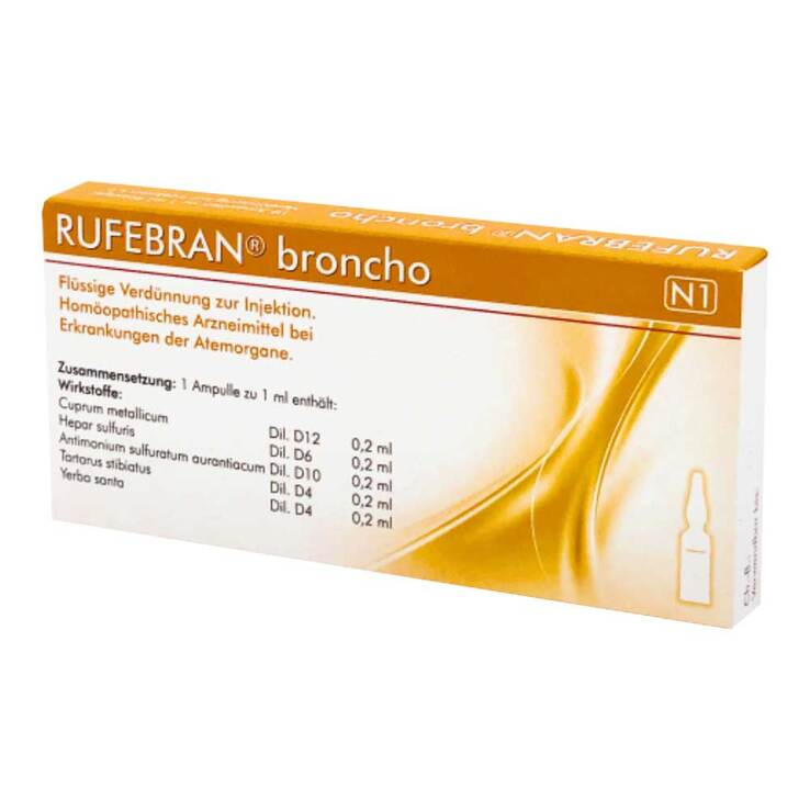 Rufebran broncho Ampullen, 10 St