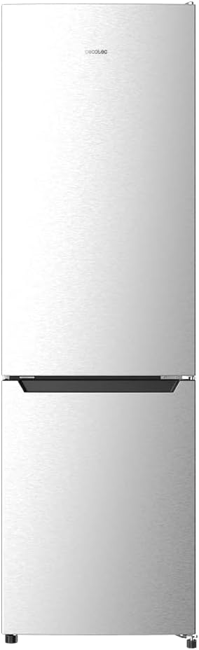 Cecotec Frigorífico Combi 2 Puertas Bolero CoolMarket Combi 250 Inox D. 250 L, Altura 180 cm y 55 cm de Ancho, Bajo Consumo, Sistema Multi Air Flow, Total No frost y 2 Cajones