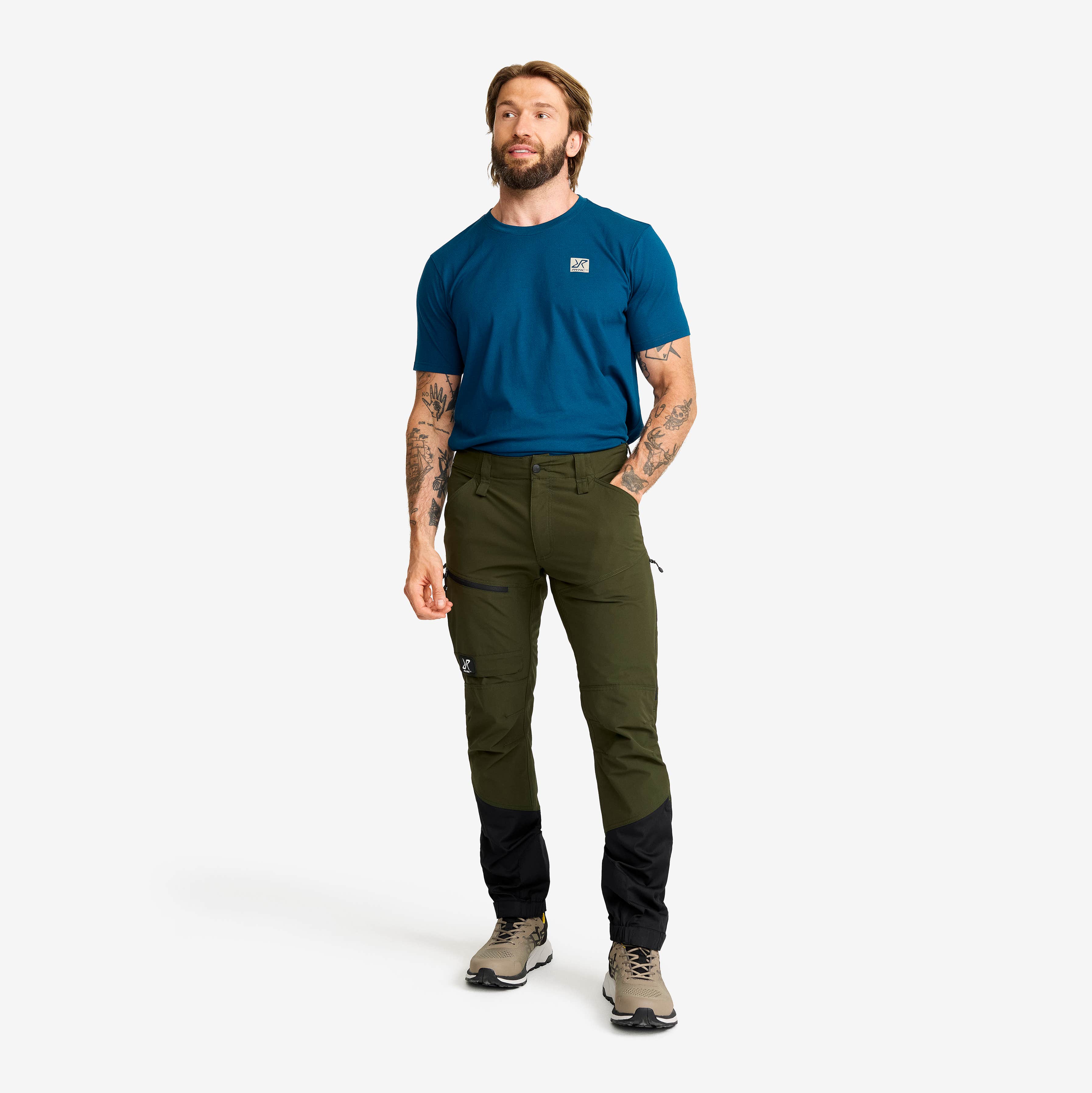 Range Pro Stretch Pants Herre Rosin Green/Black