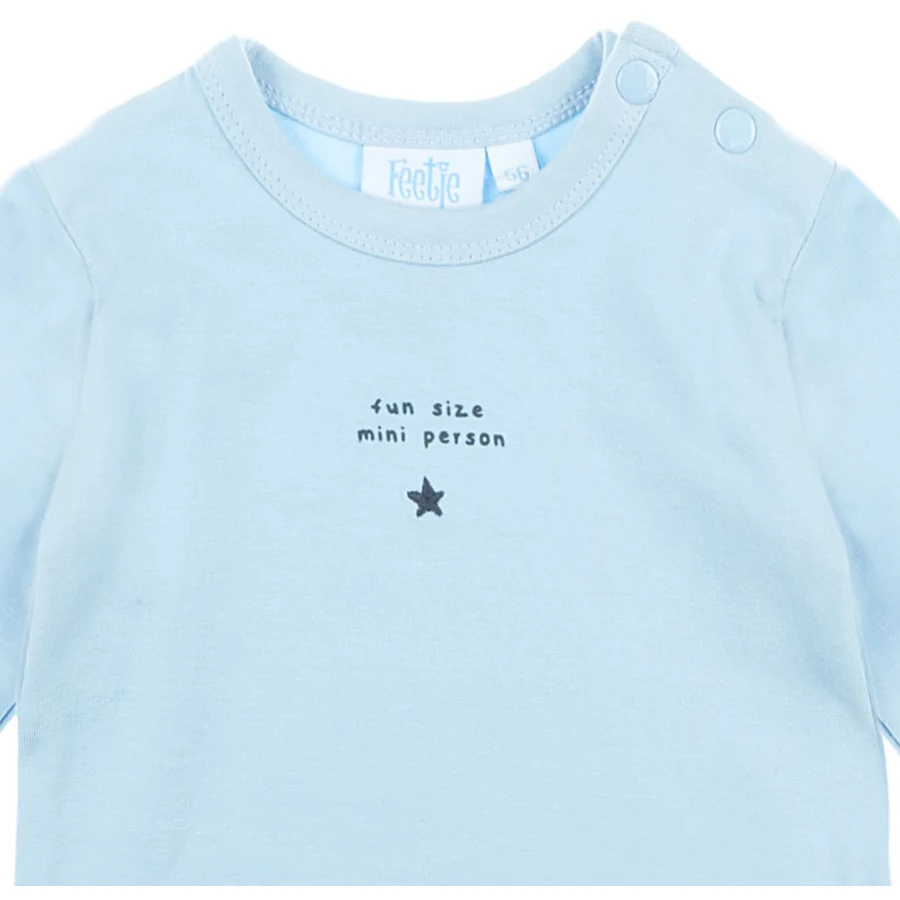 Feetje Longsleeve Fun Mini Person blau