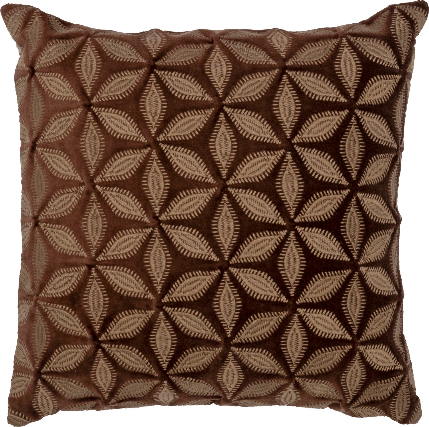 Intratuin sierkussen Triang bruin 45 x 45 cm