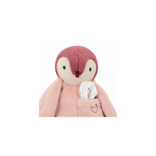 Peluche à bisous manchot   Rose        20 cm   de               Kaloo