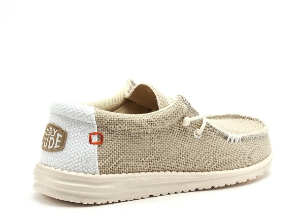 Dude basses homme wally braided blanc