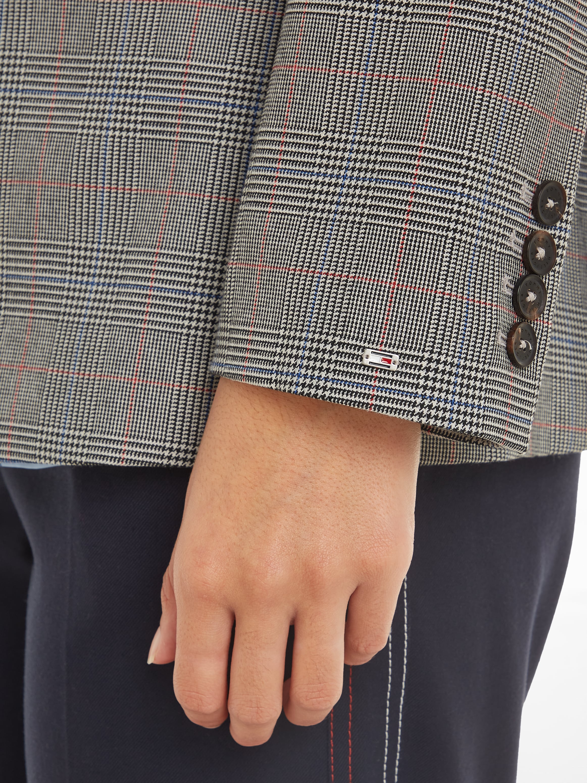 Tommy Hilfiger Kurzblazer »POW CHECK REGULAR BLAZER«, im Karodessin