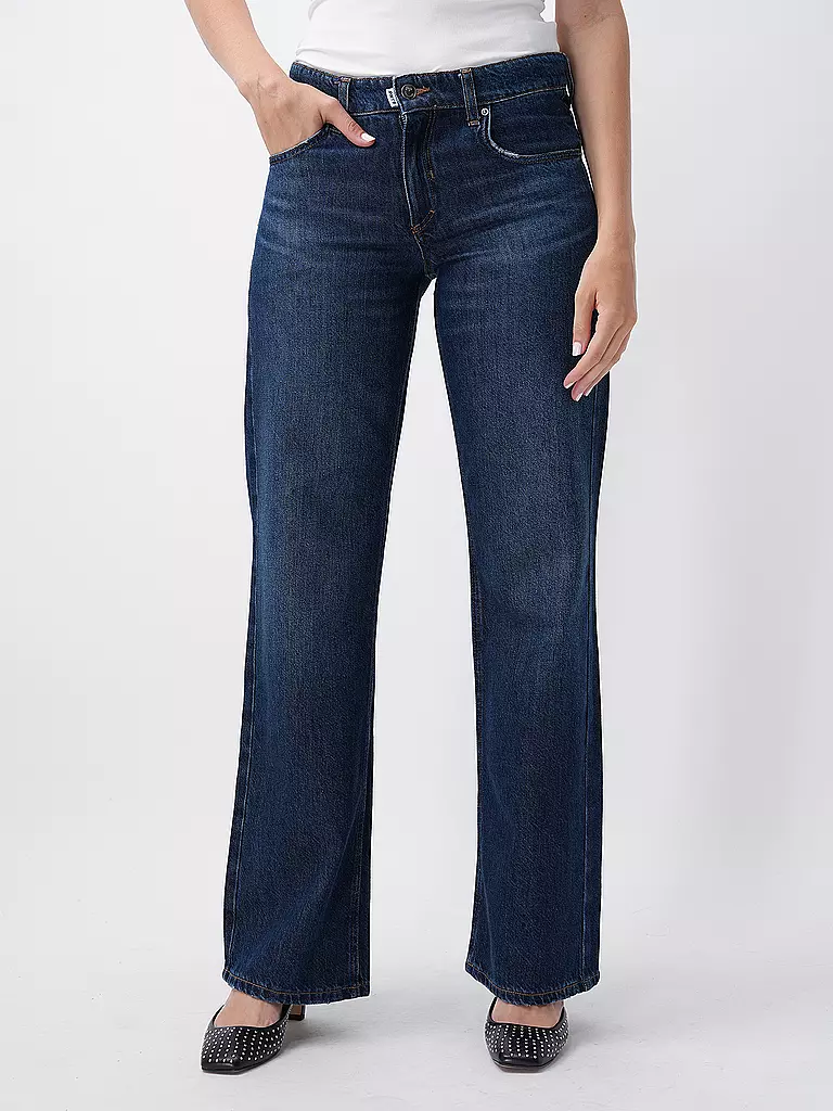 PNTS Jeans Wide Leg THE BAGGY blau