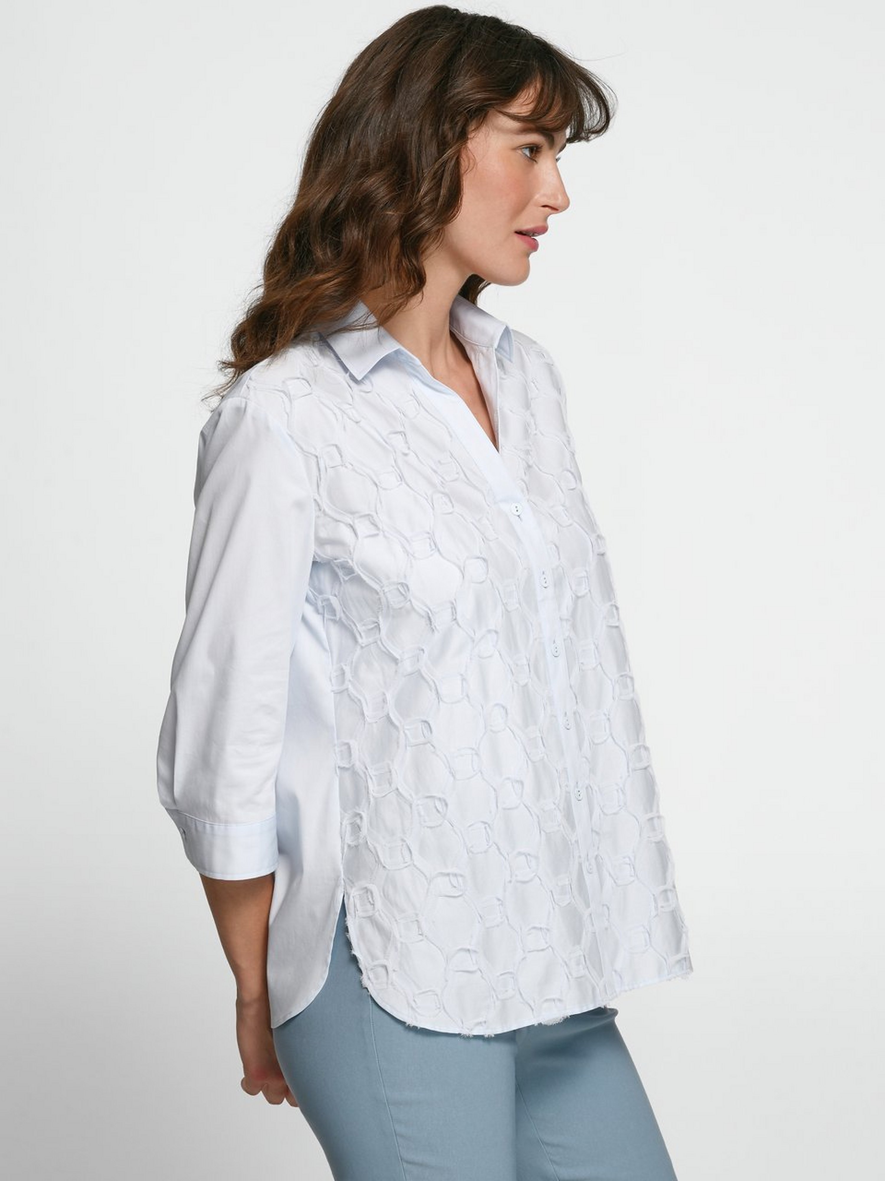 Bluse mit 3/4-Arm