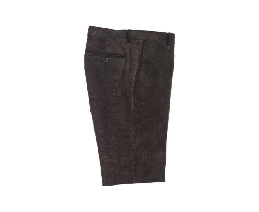 Pantalon de costume velours homme Brun - LÉONTILDE