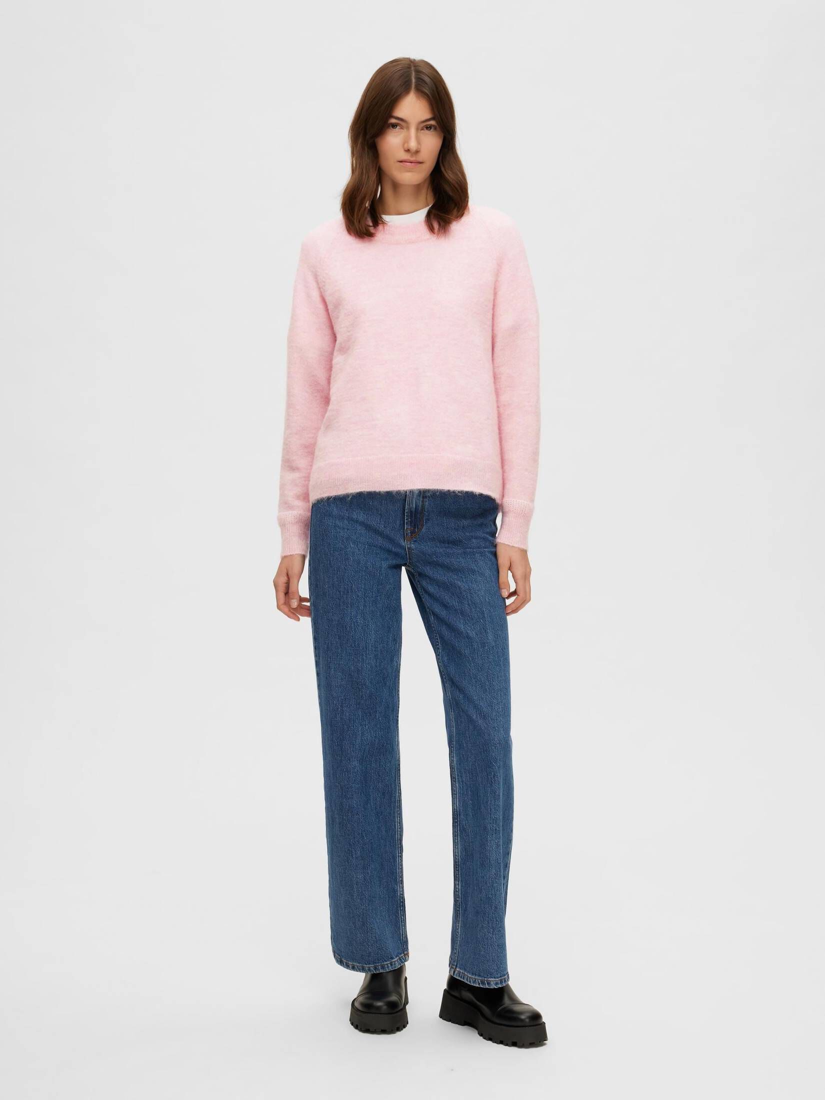 Selected Femme| Damen Pullover SLFLULU mit Alpaka