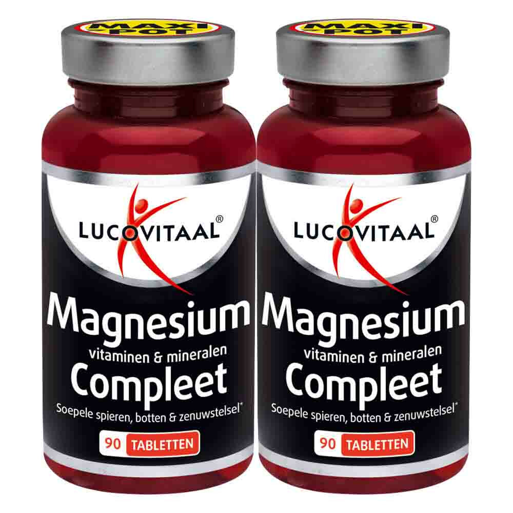 2x Lucovitaal Magnesium Vitaminen & Mineralen Compleet90 Tabletten
