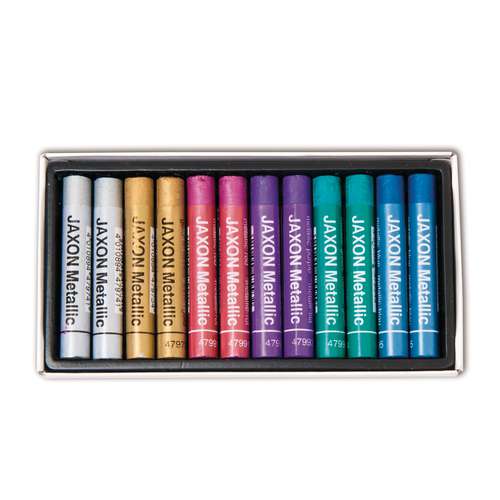 JAXON® Pastell-Ölkreiden, Metallic-Set