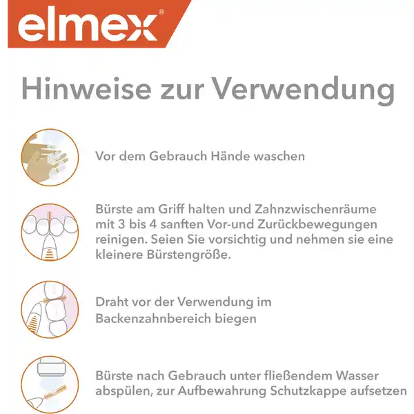 Interdentalbürste ISO Gr. 2, 0,5 mm