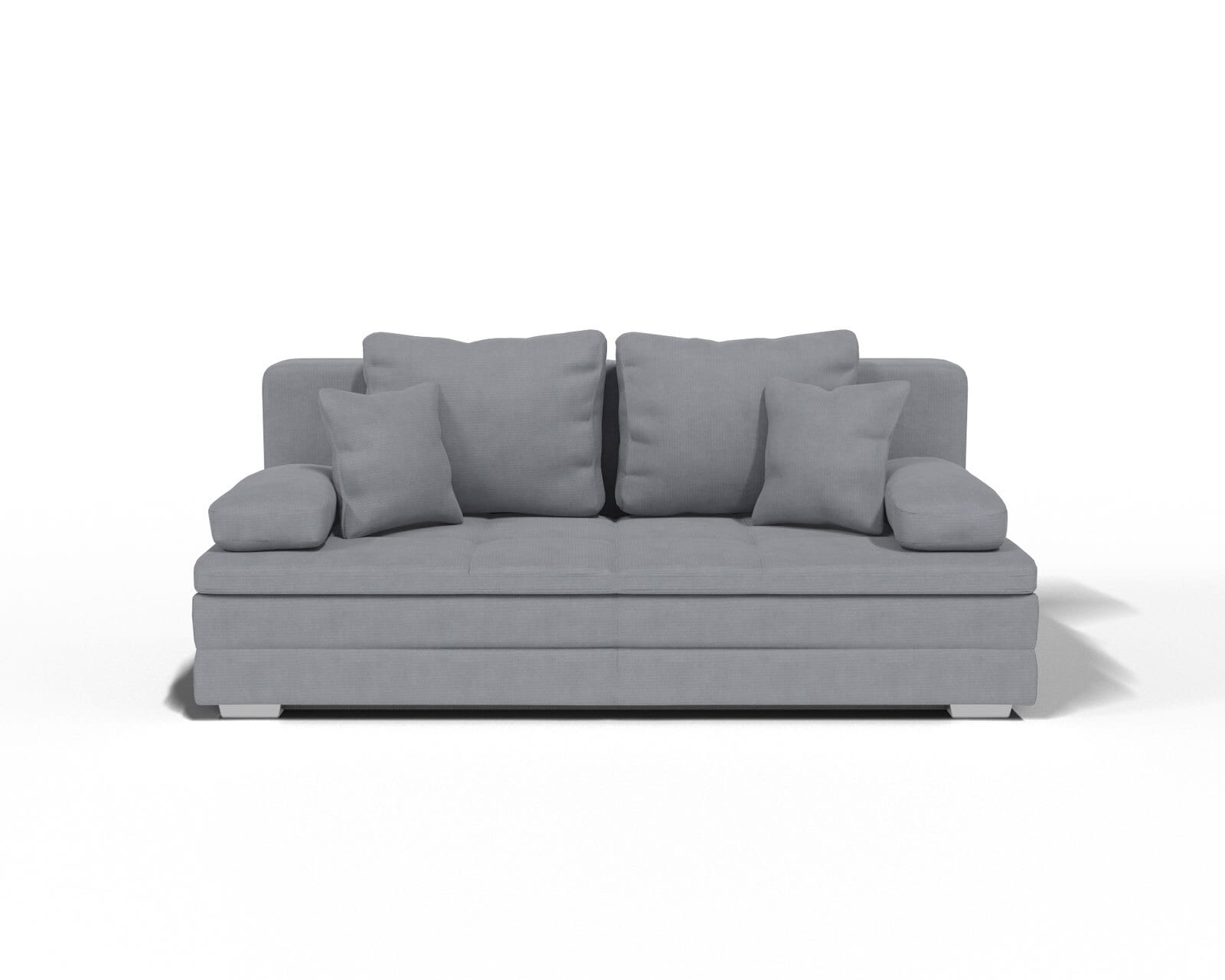 Schlafsofa Lindau Mikrofaser Dunkelgrau