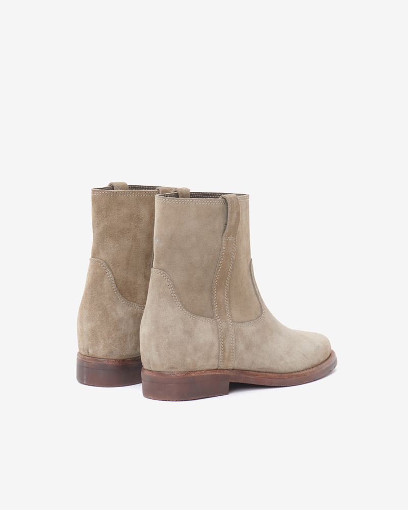 SUSEE BOTTINES EN CUIR VELOURS