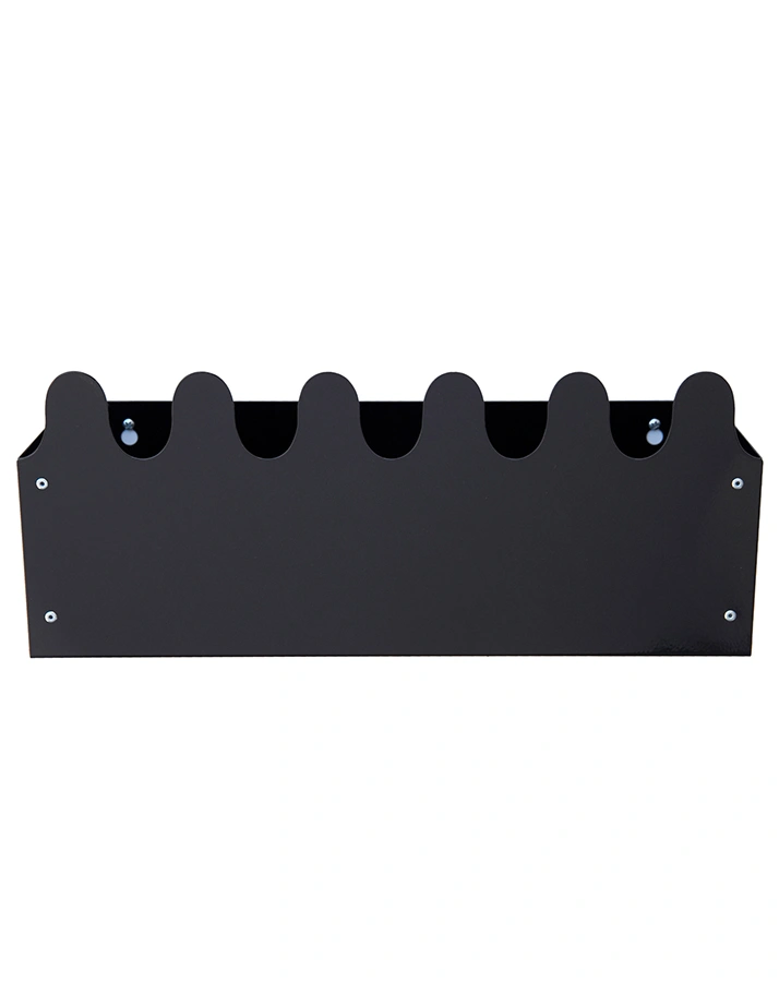 Wandregal SINUS (16x39) in schwarz