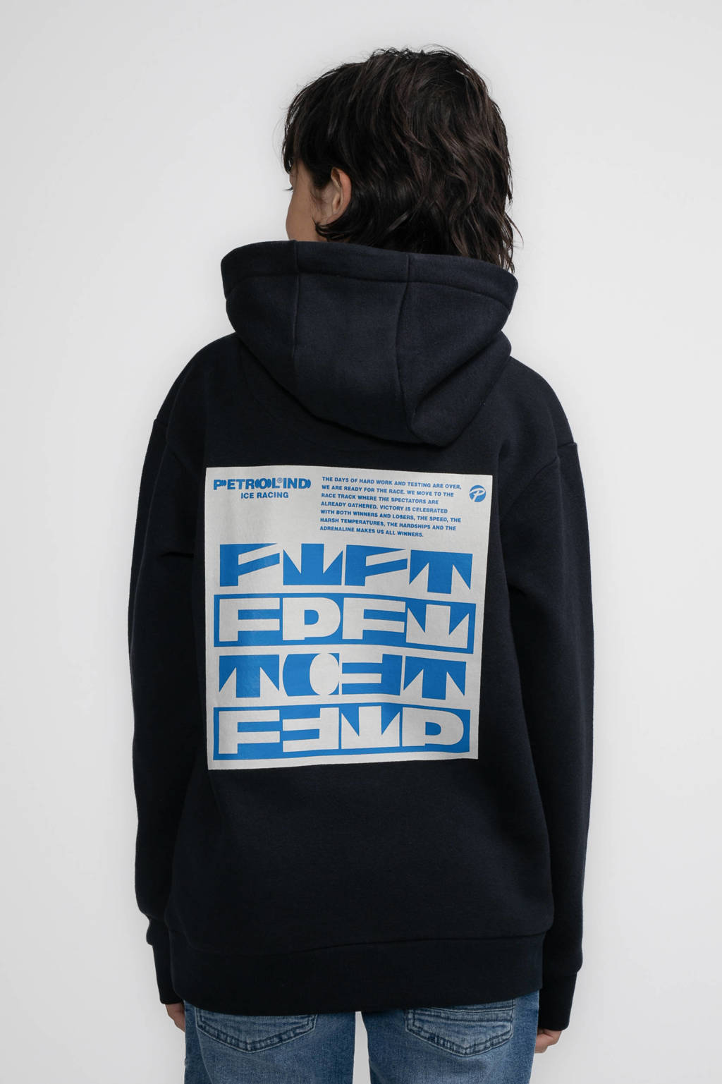 Petrol Industries hoodie zwart