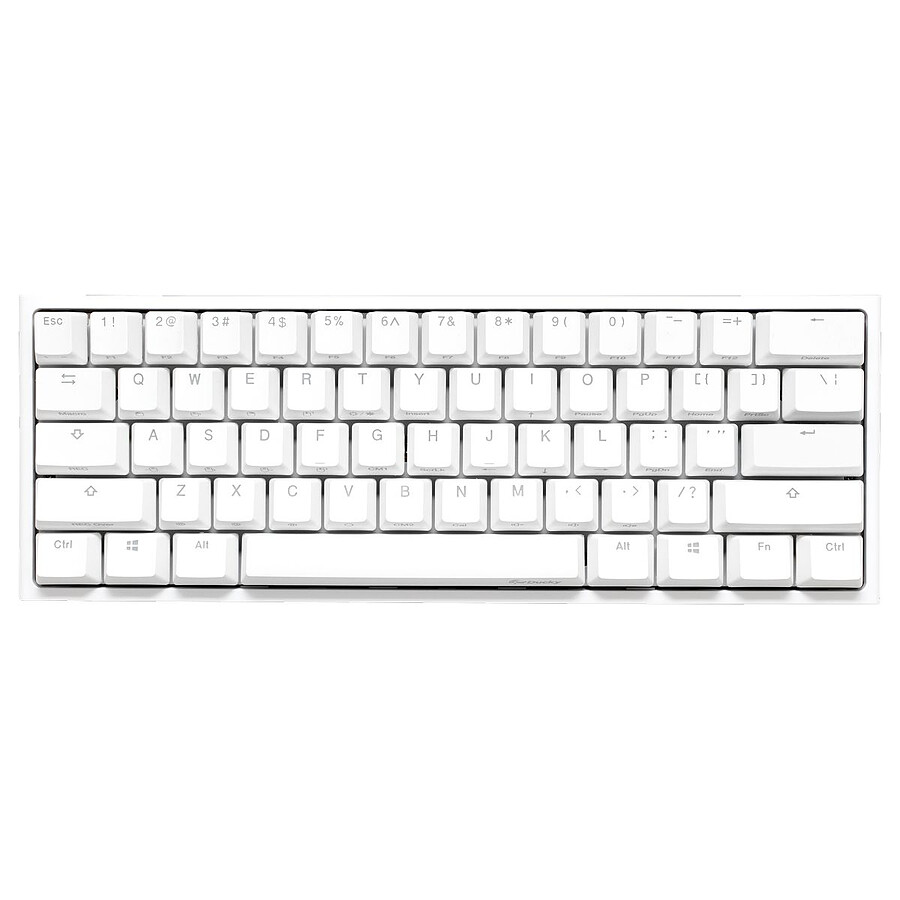 Ducky Channel One 2 Mini RGB - Blanc - Cherry MX Brown