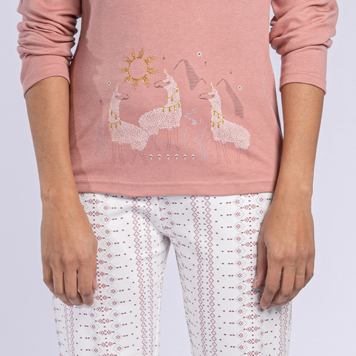 Pyjama femme MACHU PICHU blush